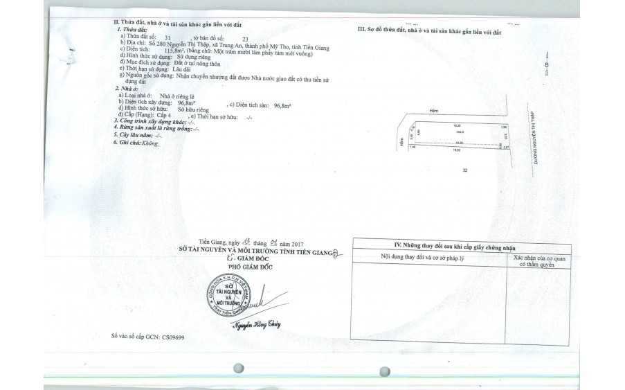 BÁN NHÀ CĂN GÓC 2 MẶT TIỀN, GIÁ TỐT- SỐ 280, NGUYỄN THỊ THẬP, QL60, X.TRUNG AN - Ảnh 3